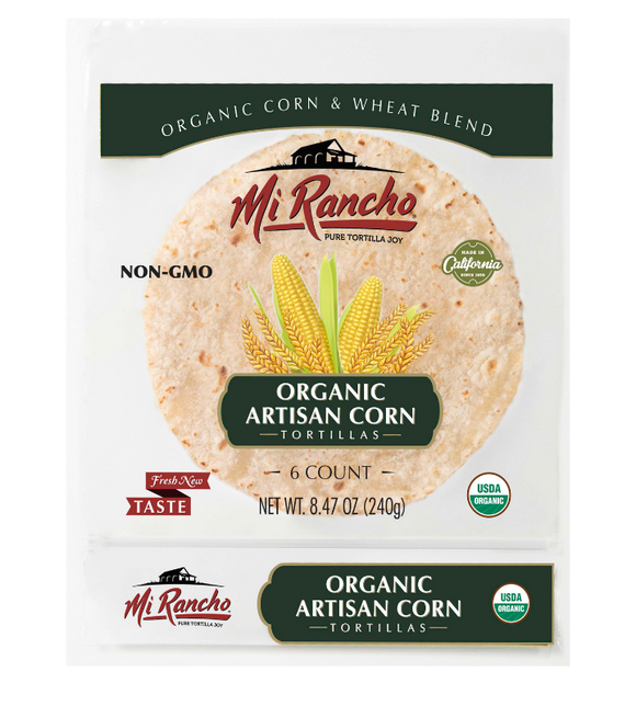Organic Artisan Corn Tortilla