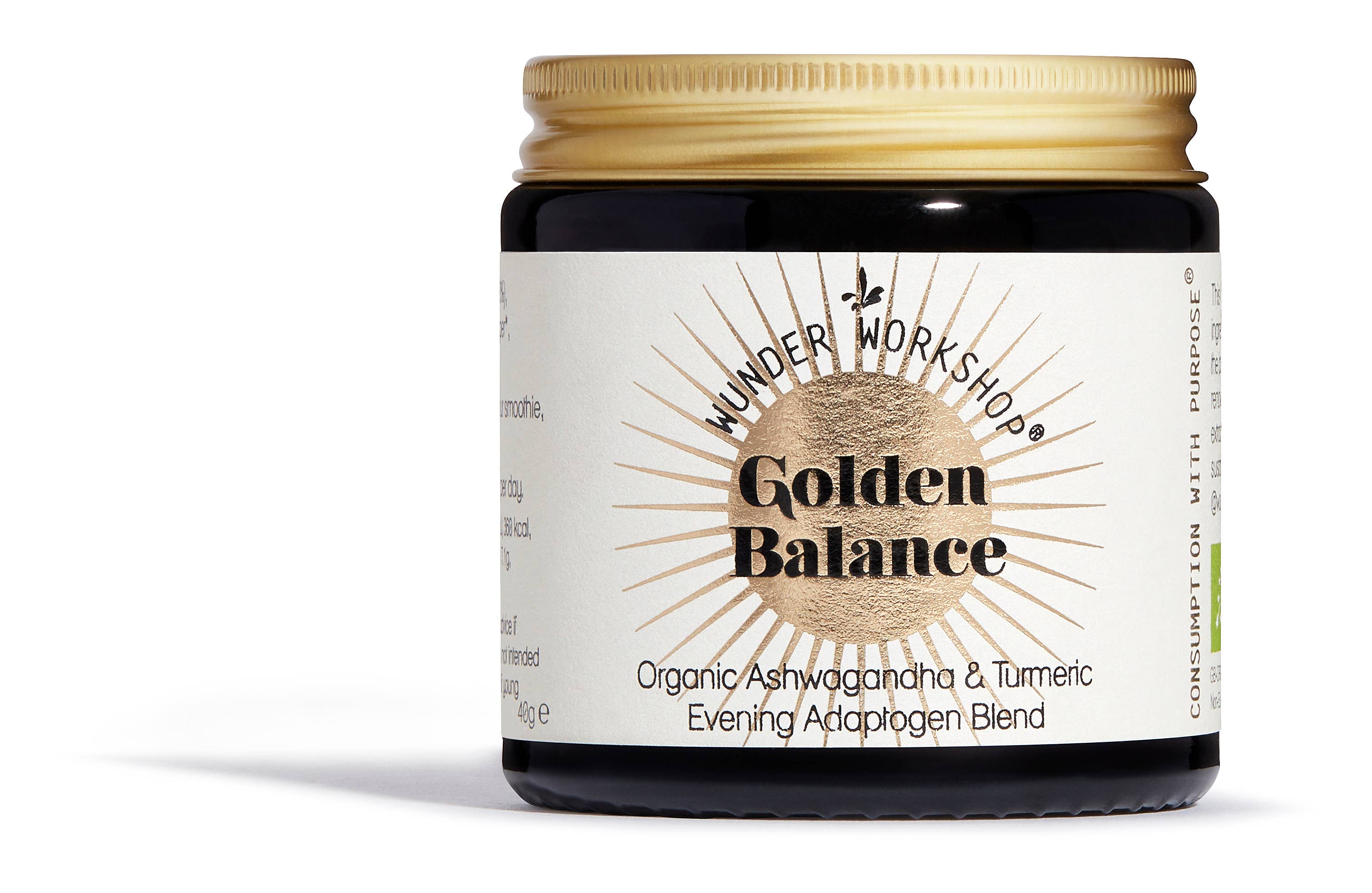 Golden Balance - Orgganic Adaptogen Blend With Ashwagandha (40g)