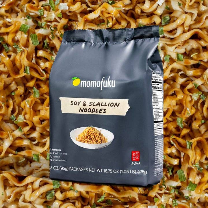 Soy & Scallion Noodles - 5 3.39 OZ PACKAGES