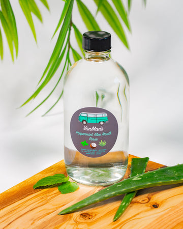 VanMan's Peppermint Aloe Mouth Rinse - 8 OZ