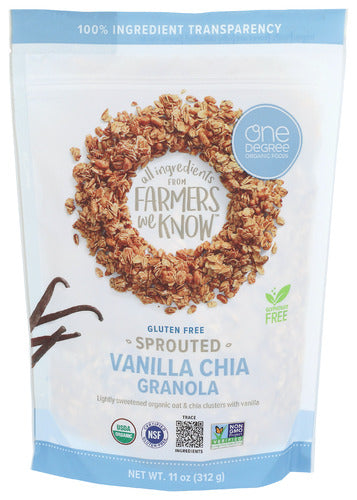 One Degree Sprouted Vanilla Chai Granola - 11 OZ