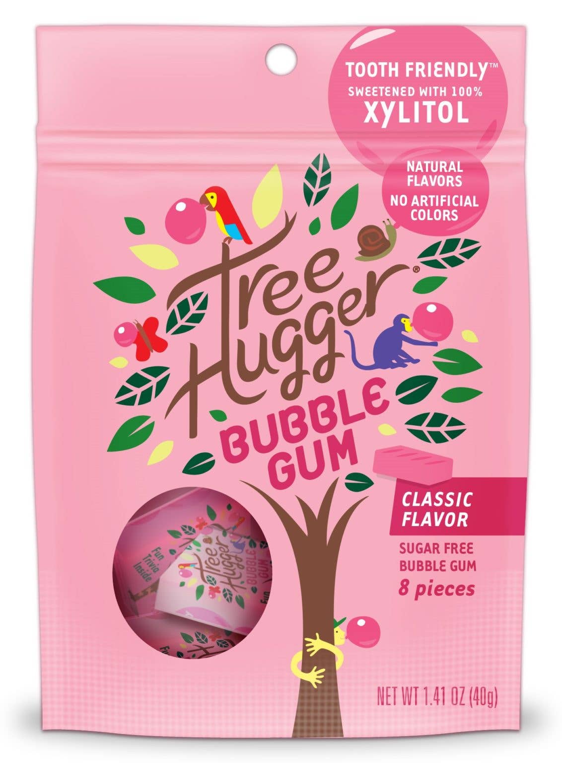 Tree Hugger Classic Bubble Gum Sweetened with 100% Xylitol-2