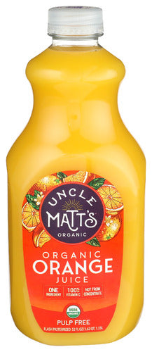 Organic Pulp Free Orange Juice