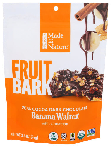 Organic Banana Walnut Fruit Bark
