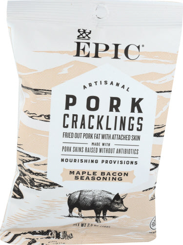 Maple Bacon Pork Cracklings - 2.5 OZ