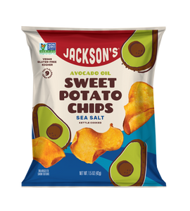 Jackson's Sea Salt Sweet Potato Chips with Avocado Oil - 1.5 OZ