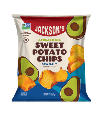Jackson's Sea Salt Sweet Potato Chips with Avocado Oil - 1.5 OZ