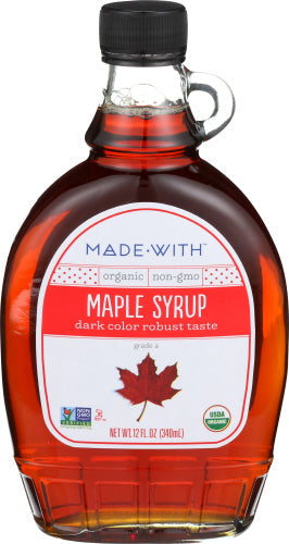Organic Grade A Dark Maple Syrup