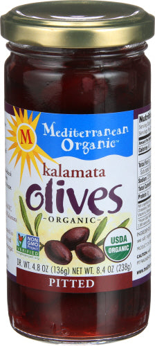 Organic Pitted Black Kalamata Olives