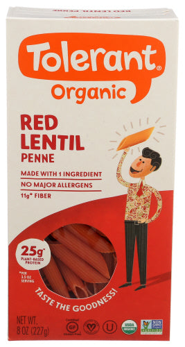 Organic Red Lentil Penne Pasta