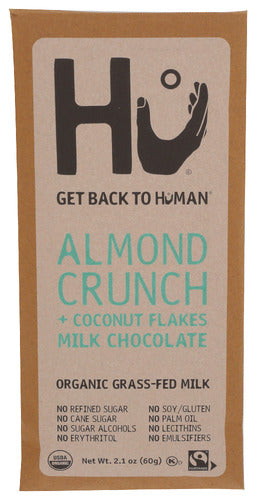 Organic Almond Crunch Milk Chocolate Bar - 2.1 OZ