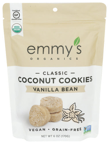 Organic Coconut Vanilla Bean Cookies