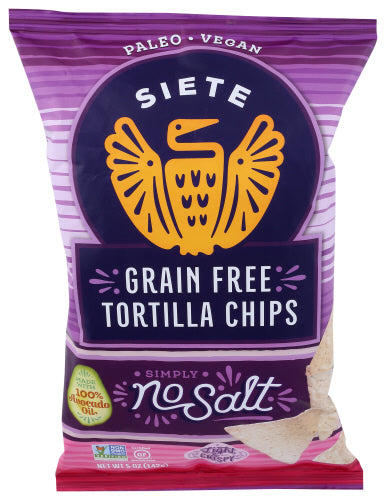No Salt Grain Free Tortilla Chips