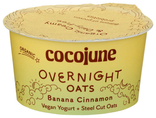Organic Banana Cinnamon Overnight Oats