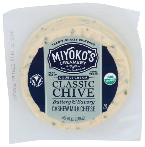 Organic Double Cream Chive Vegan Cheese