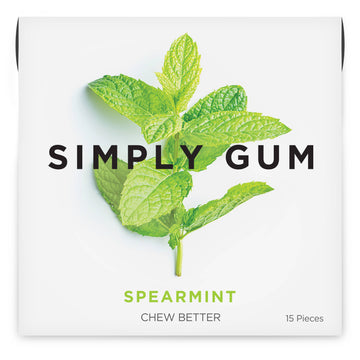 Spearmint Natural Chewing Gum - 15 PC