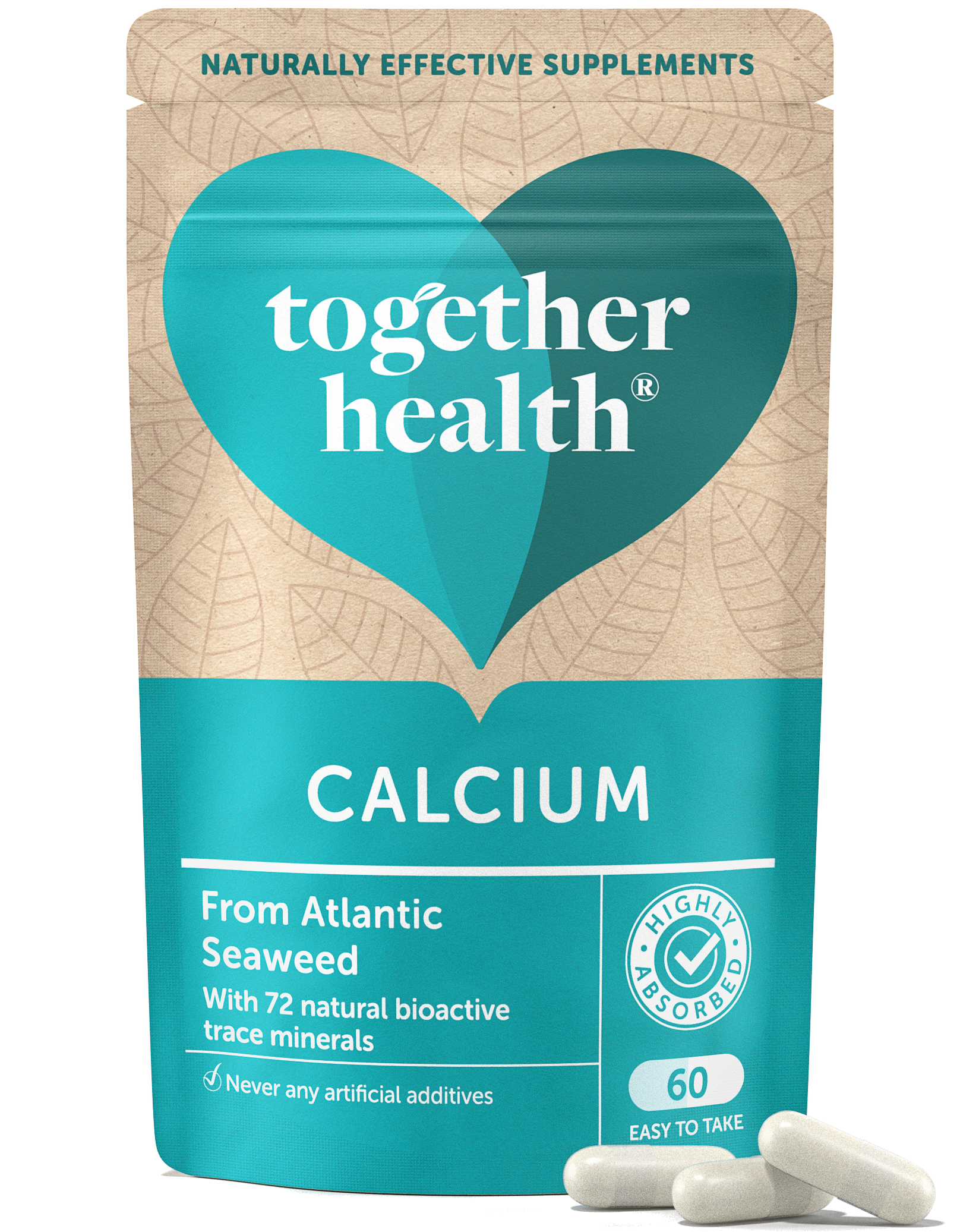 Calcium – Vegan Calcium Supplement – 60 Capsules