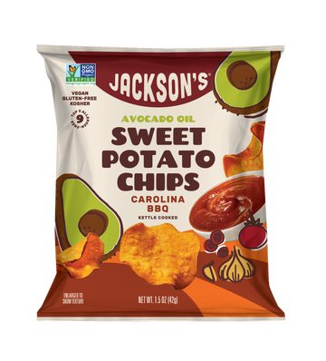 Carolina BBQ Sweet Potato Chips 1.5oz (Avacado Oil/ Non-GMO)