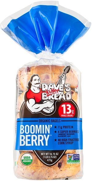 Organic Boomin' Berry Bagels