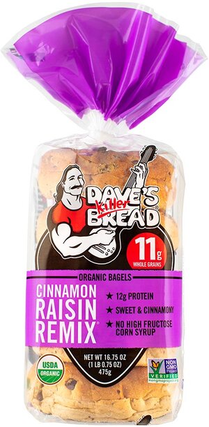 Organic Cinnamon Raisin Remix Bagels