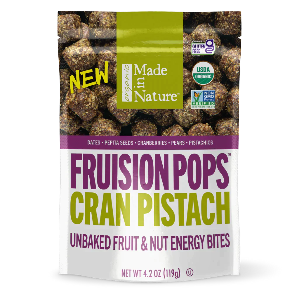 Organic Cran-Pistach Fruision Pops