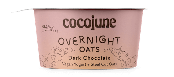 Organic Plant Based Dark Chocolate Overnight Oats