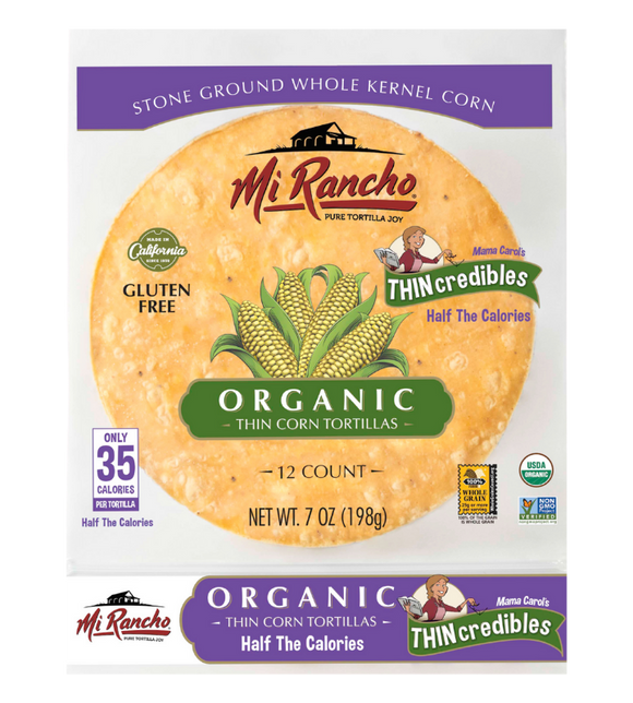 Organic Thincredibles Thin Corn Tortillas