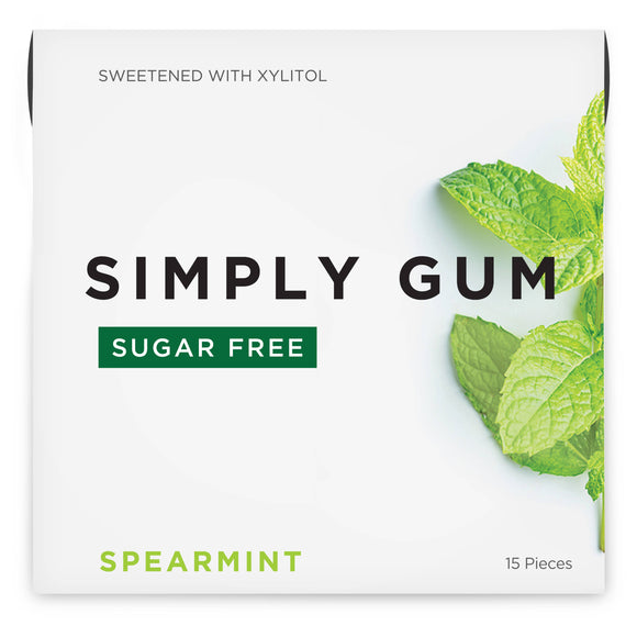 Sugar Free Spearmint Natural Chewing Gum - 15 PC