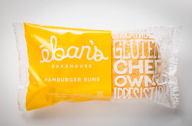 Gluten-Free Artisan Hamburger Buns / individually wrapped 2