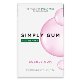 Sugar Free Bubble Gum Natural Chewing Gum - 55 PC