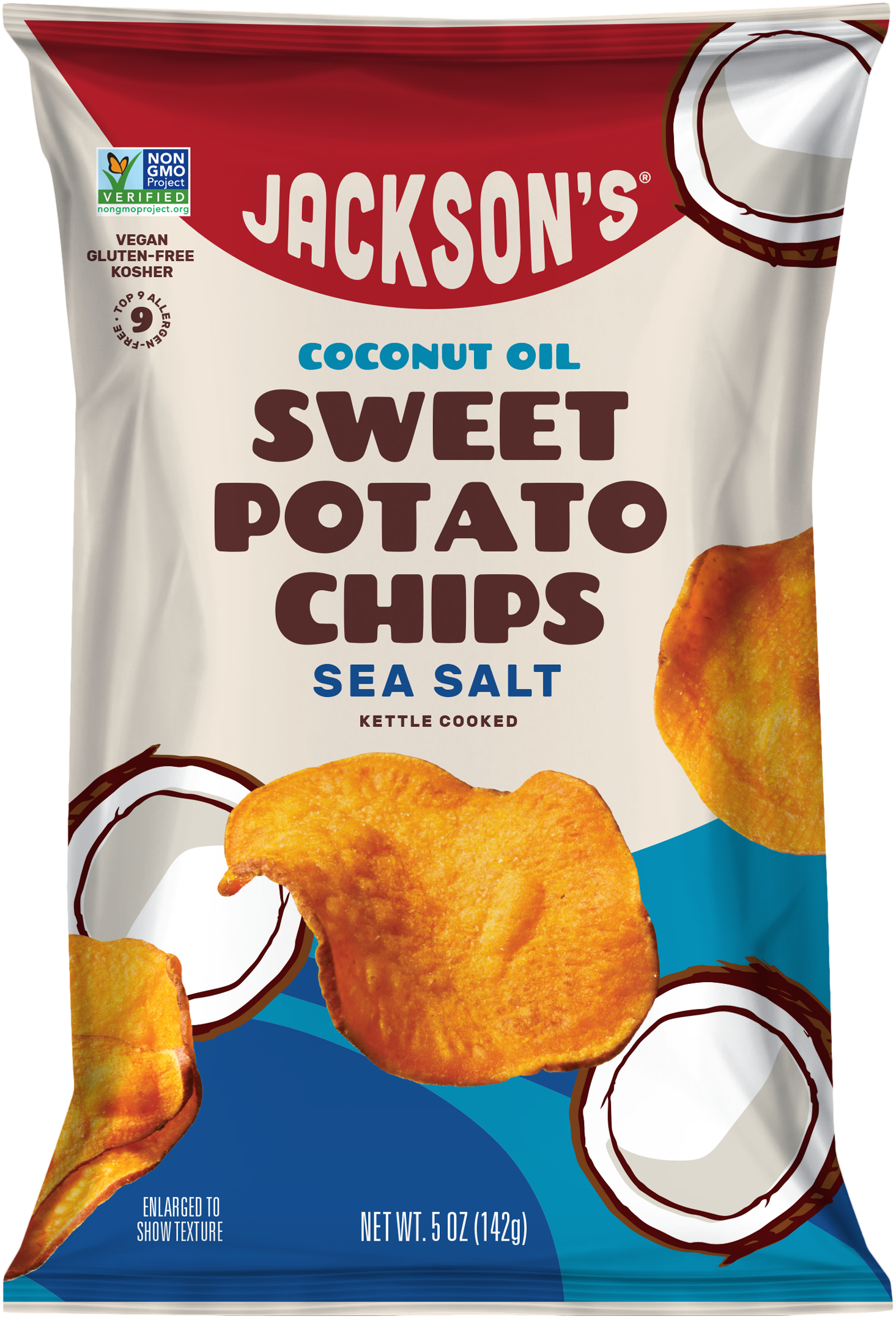 Jackson's Coconut Oil Sweet Potato Chips - 5 OZ
