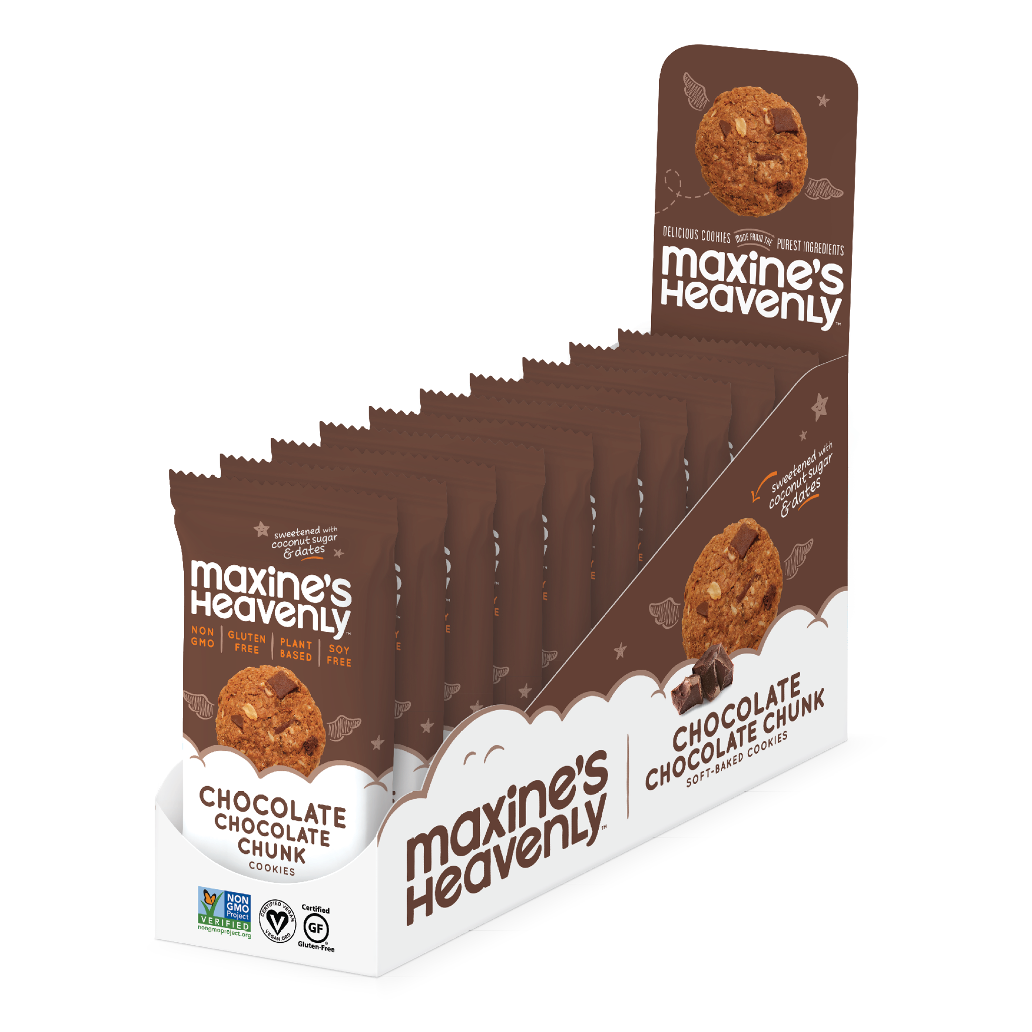 Chocolate Chocolate Chunk Cookies - Individually Wrapped