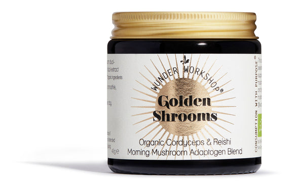 Golden Shrooms - mushroom powder adaptogen blend (40g)