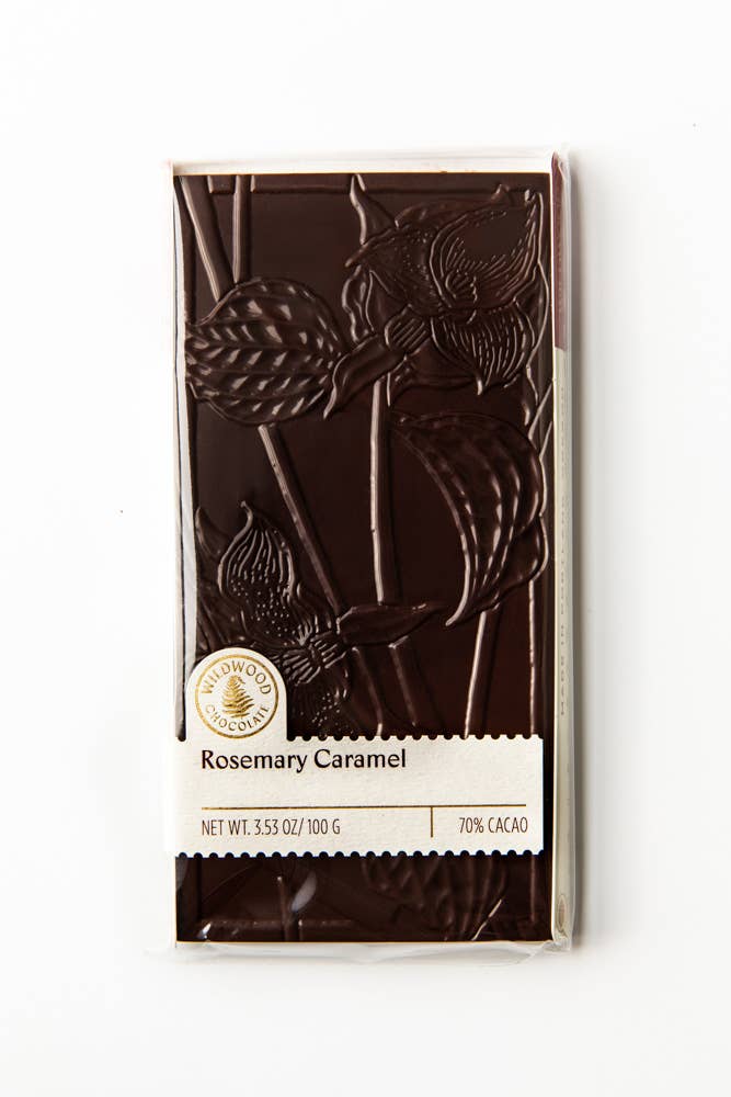 Wildwood Rosemary Caramel Chocolate Bar